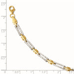 Load image into Gallery viewer, Leslie's 14K w/Rhodium D/C Bracelet3804-7