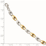 Load image into Gallery viewer, Leslie's 14K Two-tone D/C Bracelet3837-7