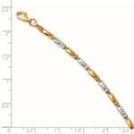 Load image into Gallery viewer, Leslie's 14K w/Rhodium D/C Bracelet3997-7