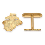 Load image into Gallery viewer, Gold Plated SS U.S. Marine Corps Cuff LinkGP007USMC