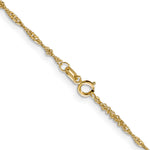 Load image into Gallery viewer, Leslie's 14K Singapore w/Lock Chain503-9