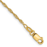 Load image into Gallery viewer, Leslie's 14K Singapore w/Lock Chain503-9