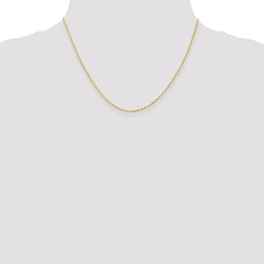 Leslie's 10K 1 mm Singapore Chain5056-18