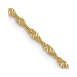 Load image into Gallery viewer, Leslie's 10K 1.3 mm Singapore Chain5110-20