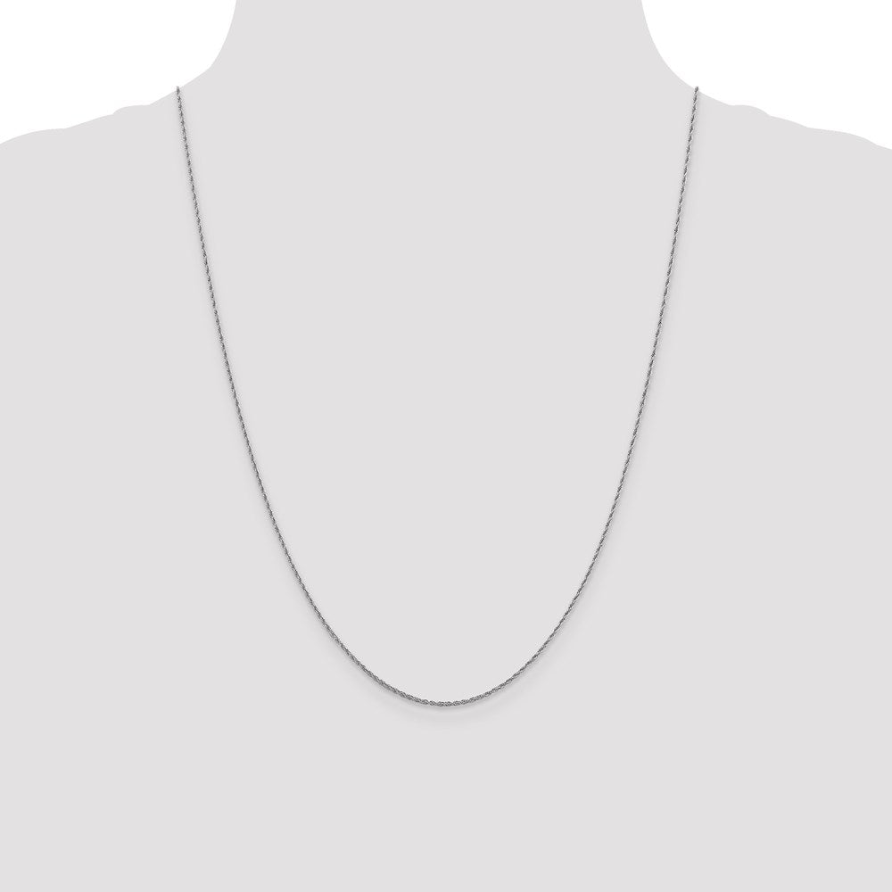 Leslie's 10K White Gold 1.2 mm Loose Rope Chain5187-24