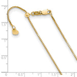 Load image into Gallery viewer, Leslie's 10K Yellow Gold .9 mm Adjustable Box Chain5190-22