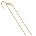 Load image into Gallery viewer, Leslie's 10K Yellow Gold 1 mm Adjustable Wheat Chain5192-22