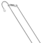 Load image into Gallery viewer, Leslie's 10K White Gold 1 mm Adjustable Wheat Chain5193-30