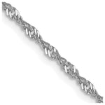 Load image into Gallery viewer, Leslie's 10K White Gold 1.7 mm Sparkle Singapore Chain5264-20