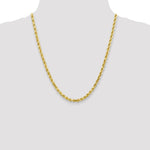Load image into Gallery viewer, Leslie's 10K 4.5mm Diamond-Cut Rope Chain5267-22
