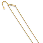 Load image into Gallery viewer, Leslie's 10K Yellow Gold 1.35 mm Adjustable Wheat Chain5280-22