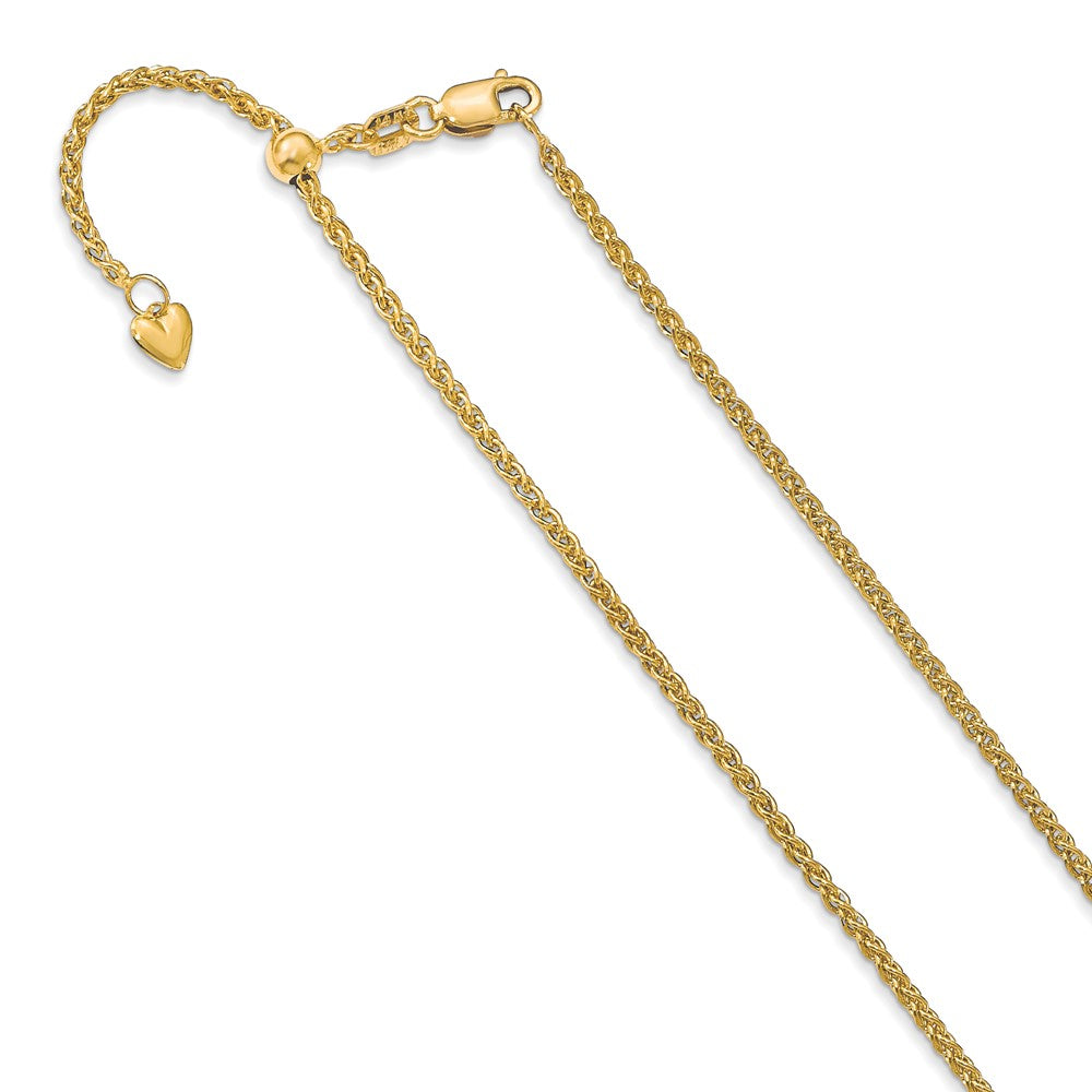 Leslie's 10k Adjustable 1.6mm Semi Solid Spiga Chain5300-22