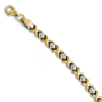 Load image into Gallery viewer, Leslie's 10K Yellow Gold with Rhodium D/C Bracelet5623-7