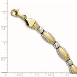 Load image into Gallery viewer, Leslie's 10K w/Rhodium D/C Bracelet5677-7