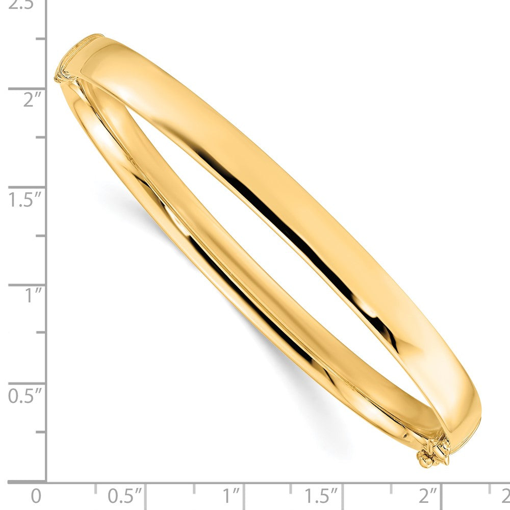 Leslie's 10K Yellow Gold 5.9mm Bangle5693-7