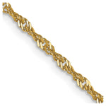 Load image into Gallery viewer, Leslie's 14K 1.6 mm Singapore Chain668-16