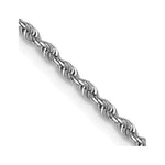 Load image into Gallery viewer, Leslie's 14K White Gold 1.3mm Diamond-Cut Rope Chain7071-20