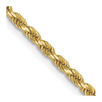 Load image into Gallery viewer, Leslie's 10K 2.00mm Diamond-Cut Rope Chain8001-24