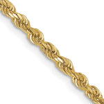 Load image into Gallery viewer, Leslie's 10K 2.5mm Diamond-Cut Rope Chain8003-30