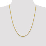 Load image into Gallery viewer, Leslie's 10K 2.75mm Diamond-Cut Rope Chain8004-24