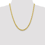 Load image into Gallery viewer, Leslie's 10K 5.50mm Diamond-Cut Rope Chain8008-22