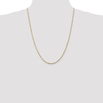Load image into Gallery viewer, Leslie's 10K 1.8mm Diamond-Cut Lightweight Rope Chain8050-24