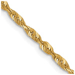 Load image into Gallery viewer, Leslie's 10K 2.00mm Diamond-Cut Lightweight Rope Chain8051-24