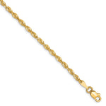 Load image into Gallery viewer, Leslie's 10K 2.5mm Diamond-Cut Lightweight Rope Chain8052-8