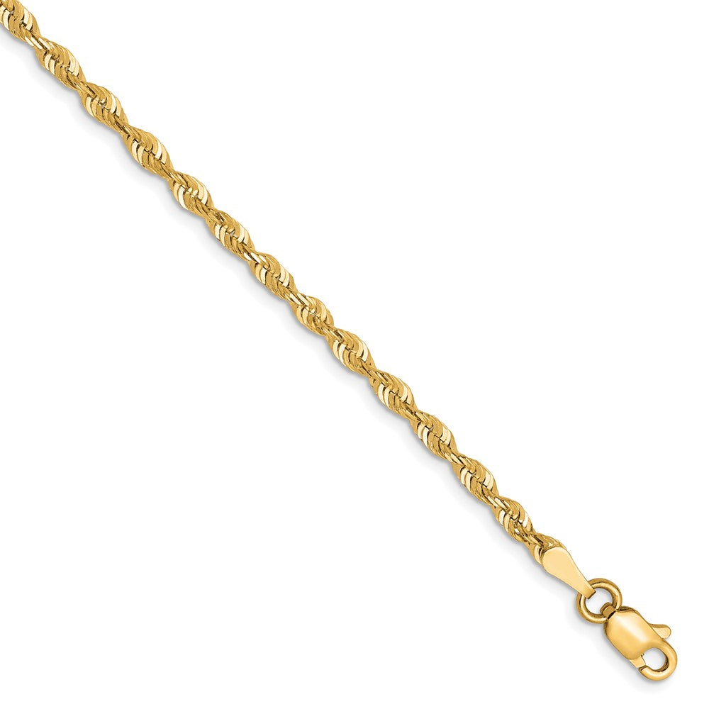 Leslie's 10K 2.5mm Diamond-Cut Lightweight Rope Chain8052-8