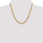 Load image into Gallery viewer, Leslie's 10K Yellow Gold 6.0mm Concave Figaro Chain8102-20