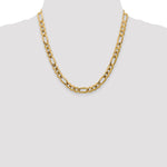 Load image into Gallery viewer, Leslie's 10K Yellow Gold 7.5mm Concave Figaro Chain8103-20