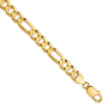 Load image into Gallery viewer, Leslie's 10K Yellow Gold 7.5mm Concave Figaro Bracelet8103-9