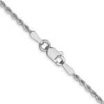 Load image into Gallery viewer, Leslie's 10K White Gold 1.75mm Diamond-Cut Rope Chain8122-7