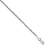 Load image into Gallery viewer, Leslie's 10K White Gold 1.75mm Diamond-Cut Rope Chain8122-7