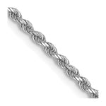 Load image into Gallery viewer, Leslie's 10K White Gold 1.75mm Diamond-Cut Rope Chain8122-30