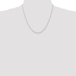 Load image into Gallery viewer, Leslie's 10K White Gold 2.5mm Diamond-Cut Lightweight Rope Chain8123-20