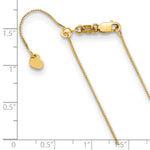 Load image into Gallery viewer, Leslie's 10K Adjustable .7MM Baby Box Chain8206-22