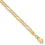Load image into Gallery viewer, Leslie's 10K 4.0mm Concave Figaro Chain8215-8