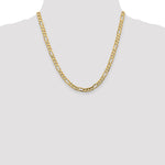 Load image into Gallery viewer, Leslie's 10K 5.25mm Concave Figaro Chain8216-20