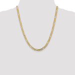 Load image into Gallery viewer, Leslie's 10K 5.25mm Concave Figaro Chain8216-22