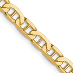 Load image into Gallery viewer, Leslie's 10K 3.75mm Concave Anchor Chain8221-24