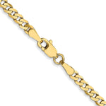 Load image into Gallery viewer, Leslie's 10K 2.4mm Flat Beveled Curb Chain8223-7