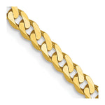 Load image into Gallery viewer, Leslie's 10K 2.4mm Flat Beveled Curb Chain8223-18