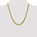 Load image into Gallery viewer, Leslie's 10K 7.25mm Flat Beveled Curb Chain8228-22