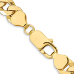 Load image into Gallery viewer, Leslie's 10K 8mm Flat Beveled Curb Chain8229-9