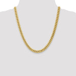 Load image into Gallery viewer, Leslie's 10K Semi-Solid 7.3 mm Miami Cuban Chain8230-22