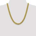 Load image into Gallery viewer, Leslie's 10K Semi-Solid 9.3 mm Miami Cuban Chain8231-22