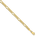 Load image into Gallery viewer, Leslie's 10K 4.75mm Semi-Solid Figaro Chain8233-7