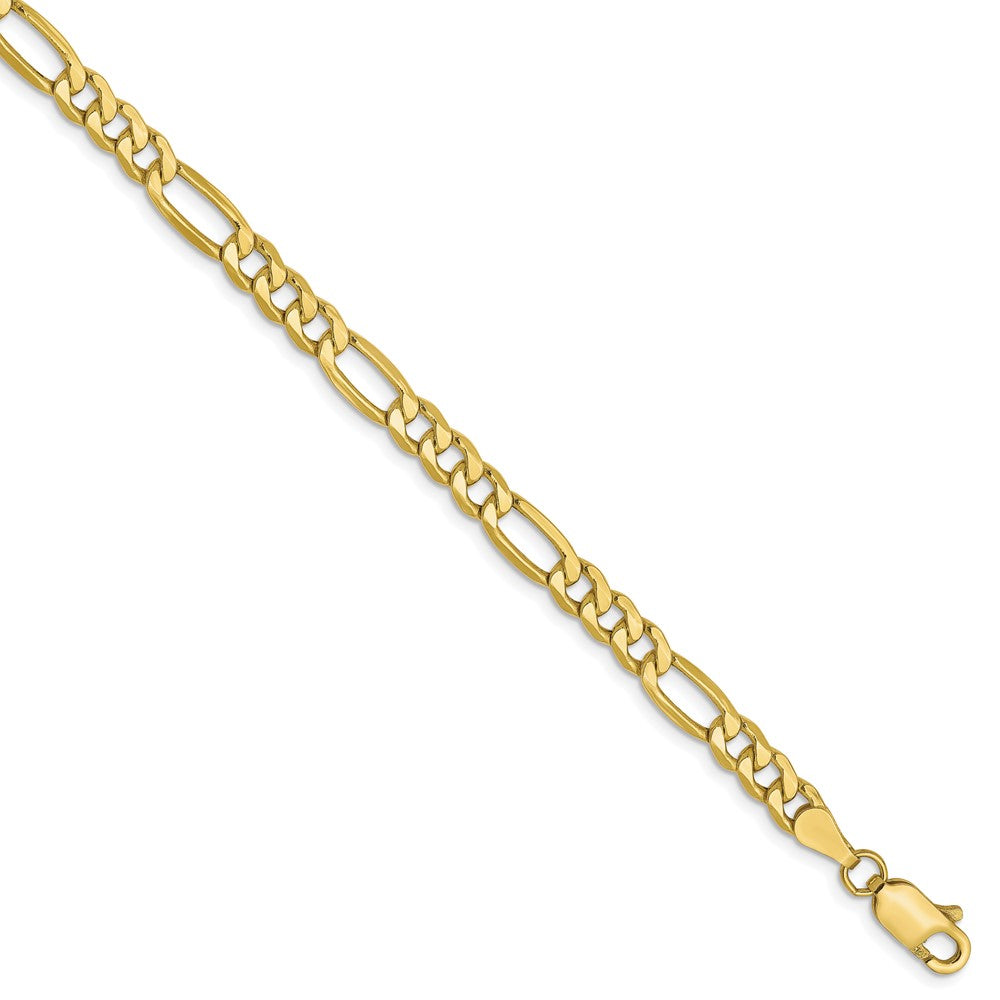 Leslie's 10K 4.75mm Semi-Solid Figaro Chain8233-7