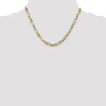 Load image into Gallery viewer, Leslie's 10K 5.35mm Semi-Solid Figaro Chain8234-18